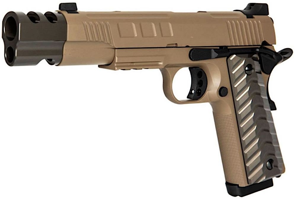 KJWorks KP-16 GBB Airsoft Pistol Table Top Review — Replica